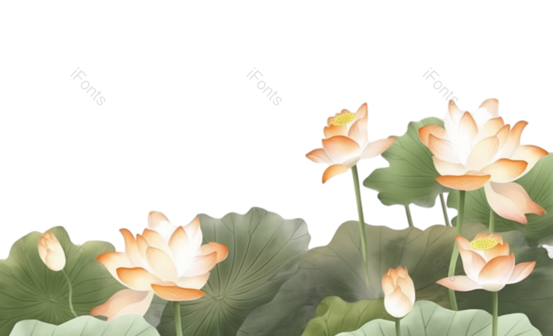 叶子图片,元素元素,清新PNG,荷花免抠素材